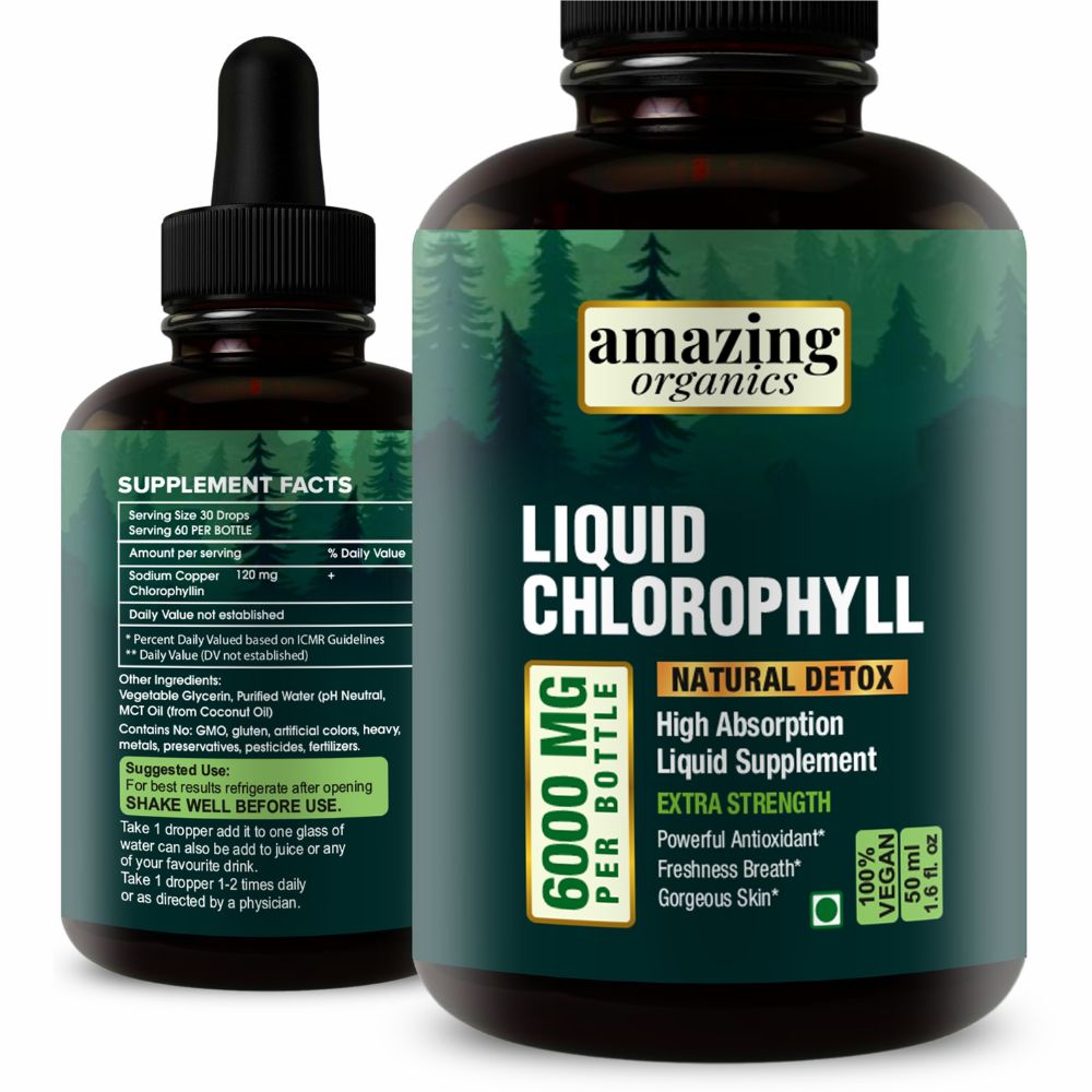 Liquid Chlorophyll Drops - Organic Chlorophyll