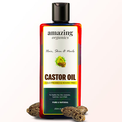 Castor Oil for Hair,  Skin & Nails