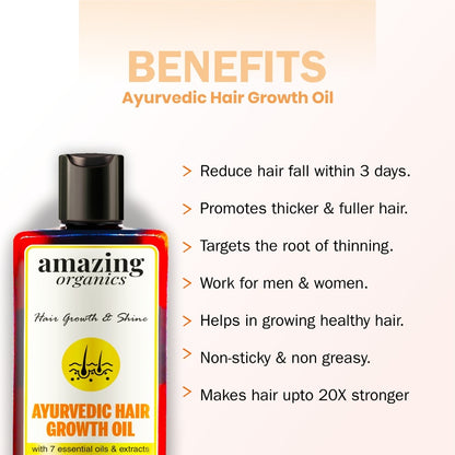 Amazing Organics Ayurvedic Hair Oil