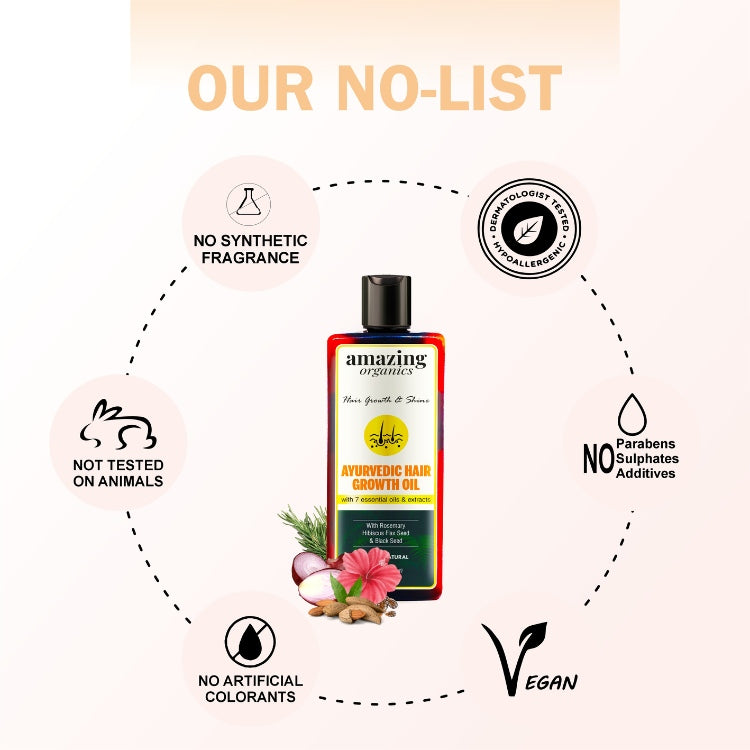 Amazing Organics Ayurvedic Hair Oil