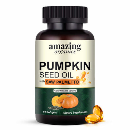 Pumpkin seed + saw palmetto for hair growth