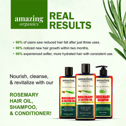 Rosemary Bundle Hair Oil - Shampoo - Conditioner