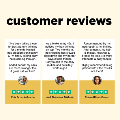 Pumpkin seed + saw palmetto for hair growth