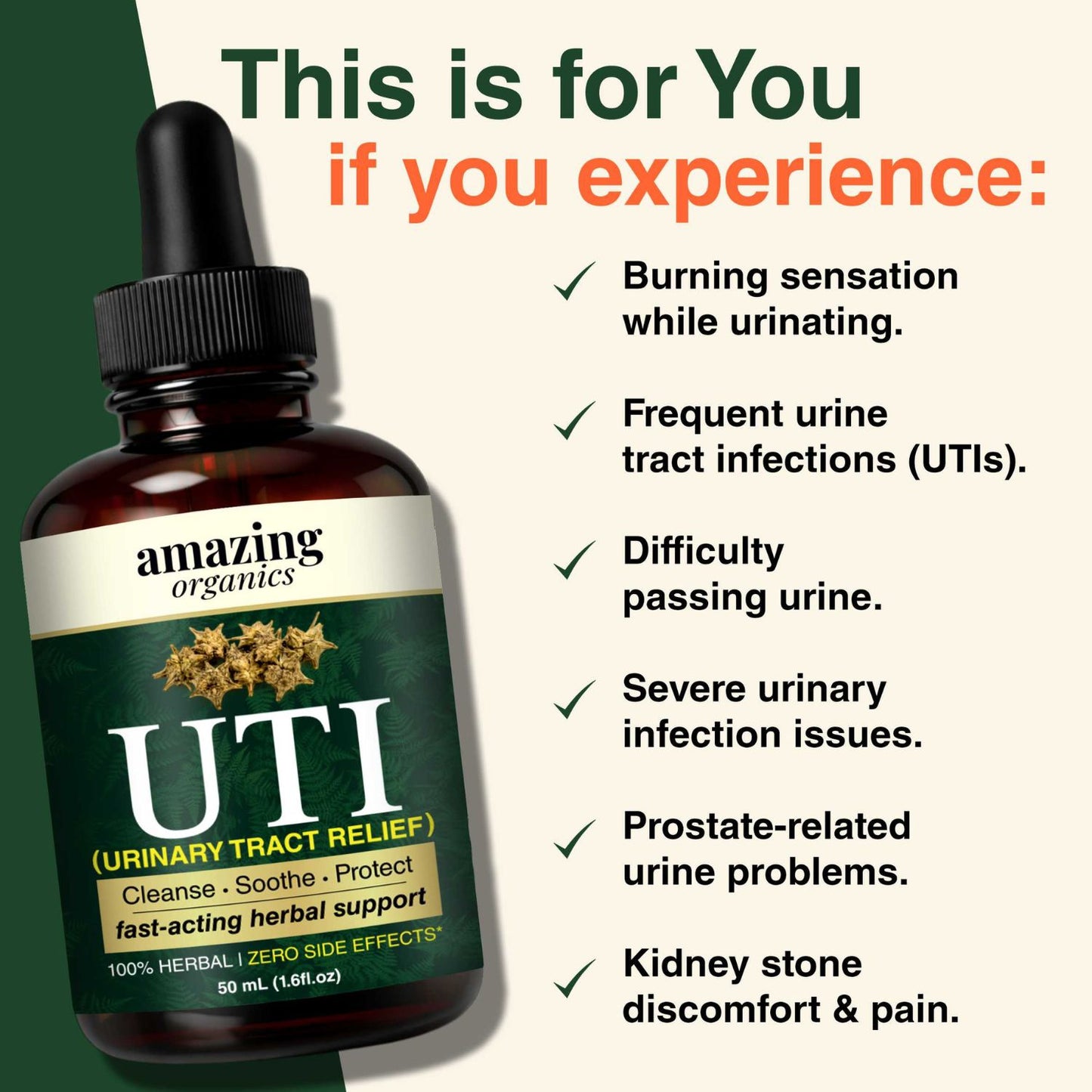 UTI & Urinary Tract Relief Drops