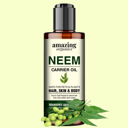 Neem Oil - Pure & Organic for HAIR - SKIN & NAILS