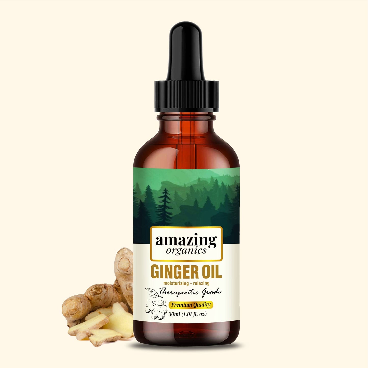 Ginger Oil, Therapeutic Grade A Pure & Natural.