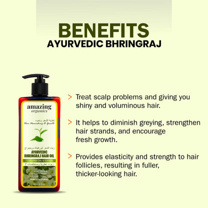 Pure Bhringraj Oil for Hair Growth