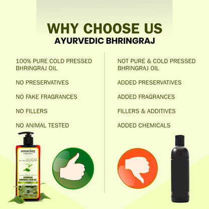 Pure Bhringraj Oil for Hair Growth