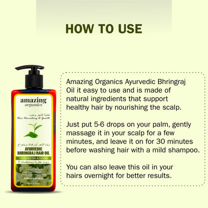 Pure Bhringraj Oil for Hair Growth