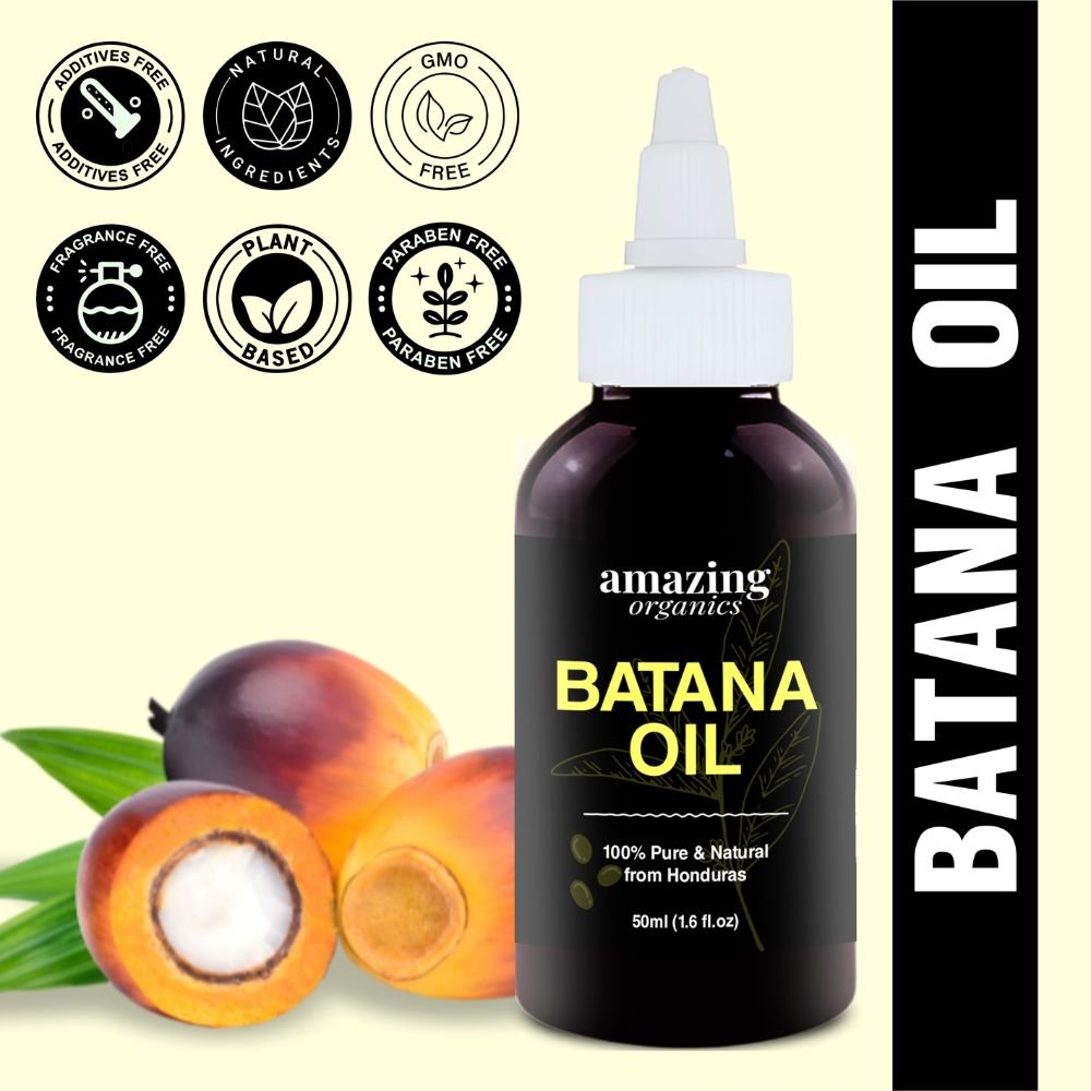 Batana Oil For Hair Growth- 50ml (1.7fl.oz) - amazing organics