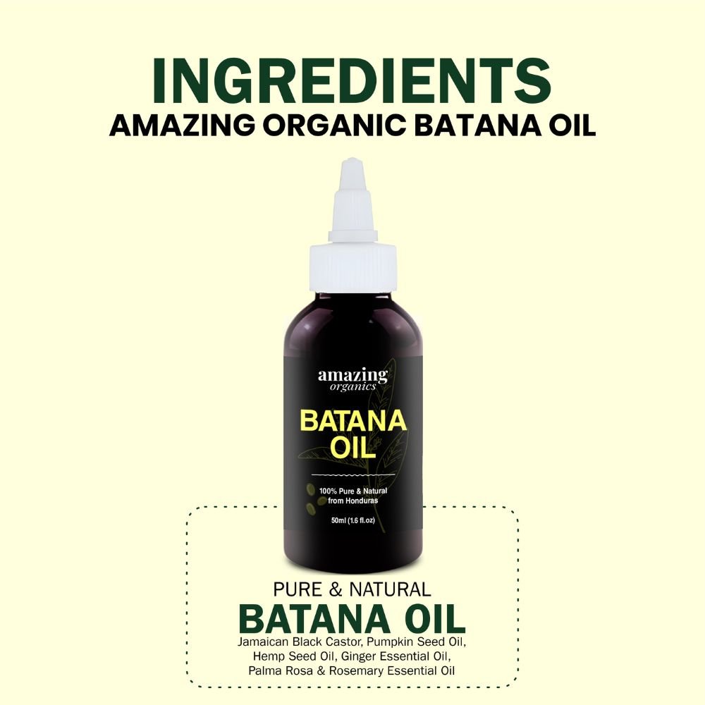 Batana Oil For Hair Growth- 50ml (1.7fl.oz) - amazing organics