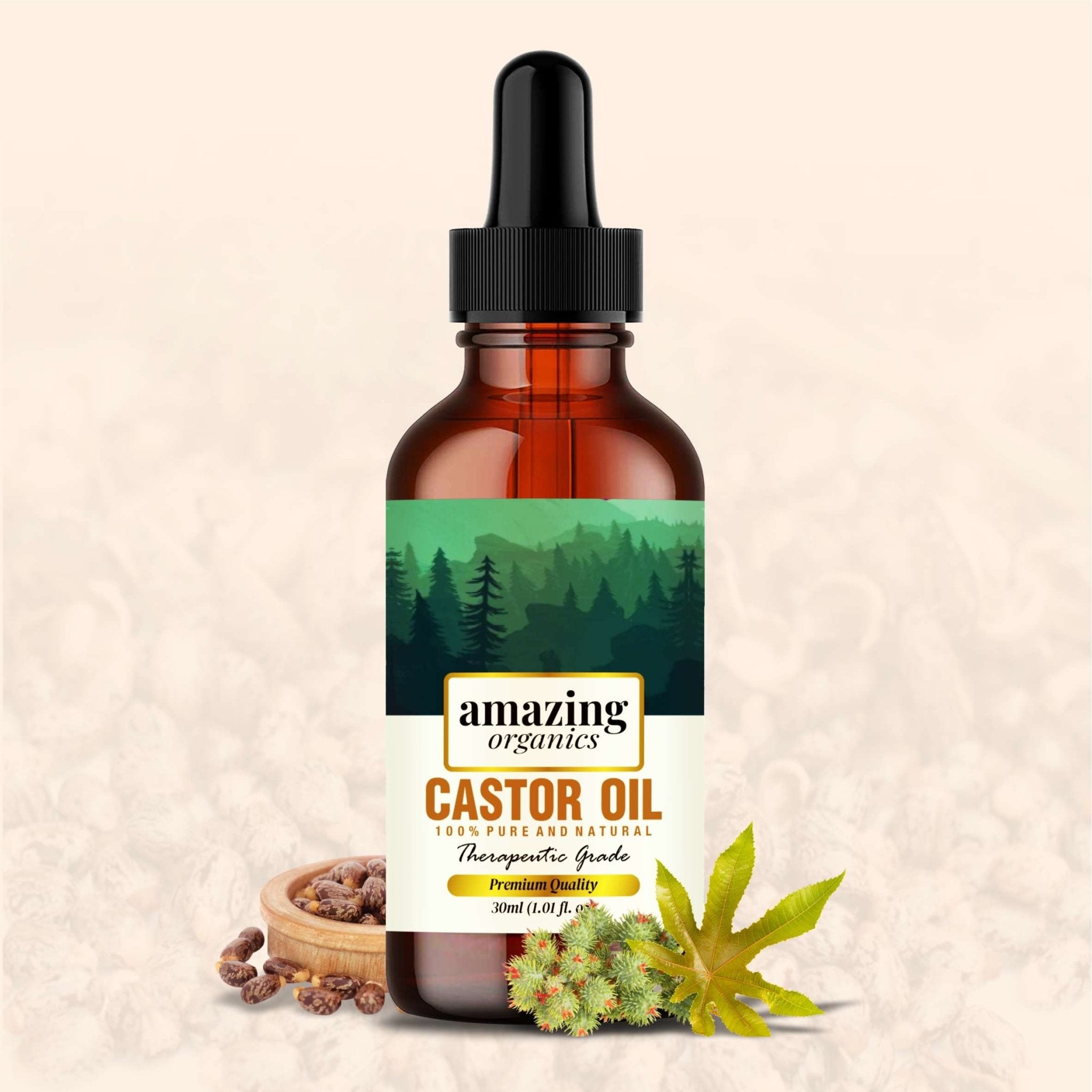 Castor Oil Cold Pressed - amazing organics