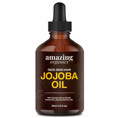 Jojoba Oil - 50ml (1.6fl.oz) - amazing organics