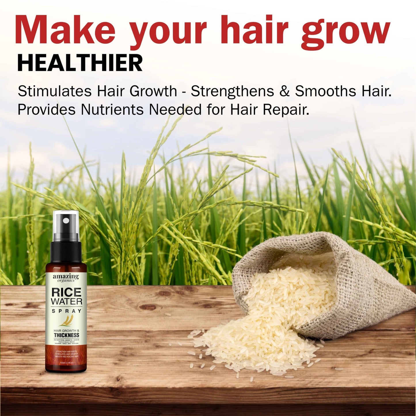 Rice Water For Hair Growth - amazing organics