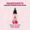 Rose Water - amazing organics