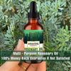 Rosemary Oil - Pure & Natural for Hair Growth - amazing organics