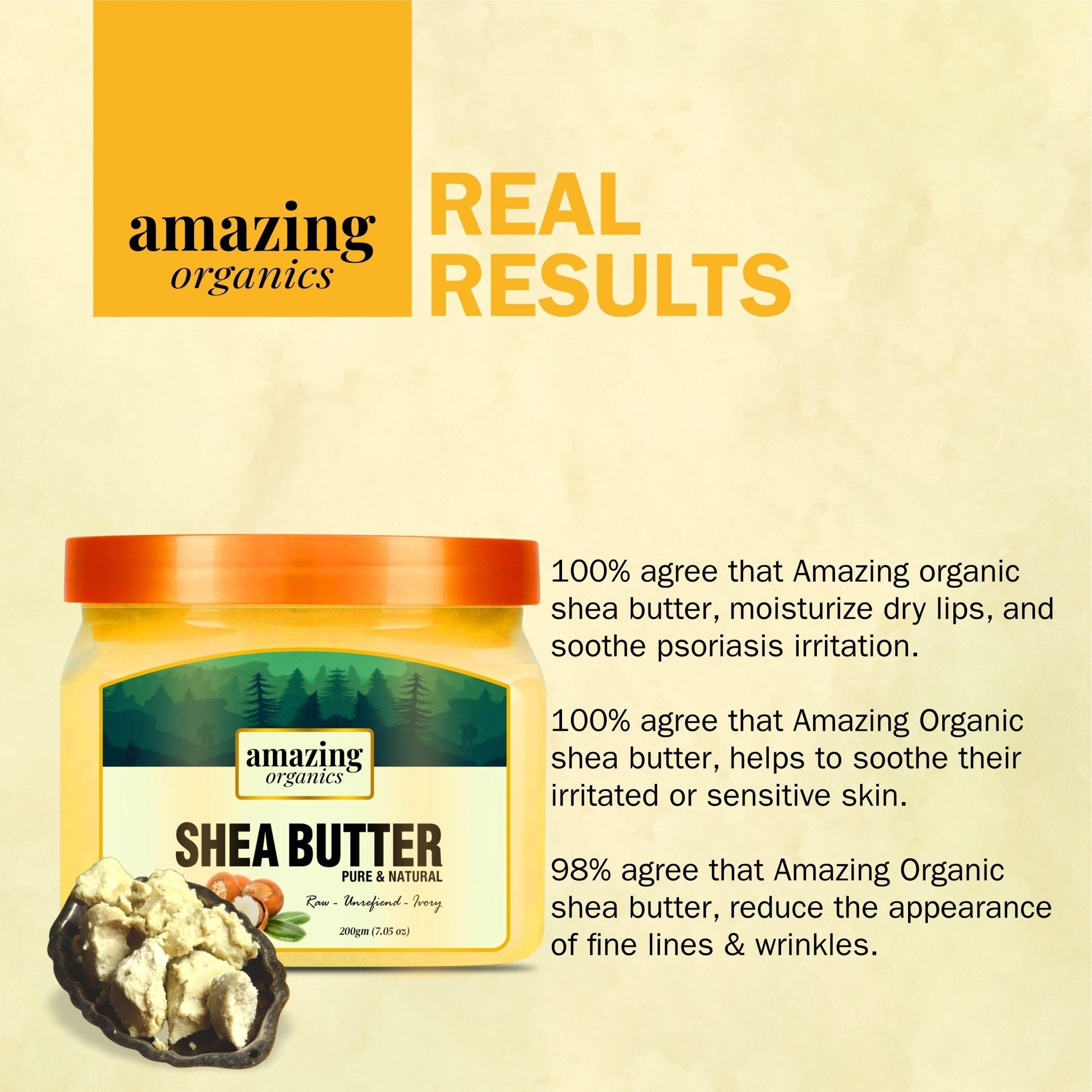 Shea Butter Raw Organic & Unrefined - amazing organics