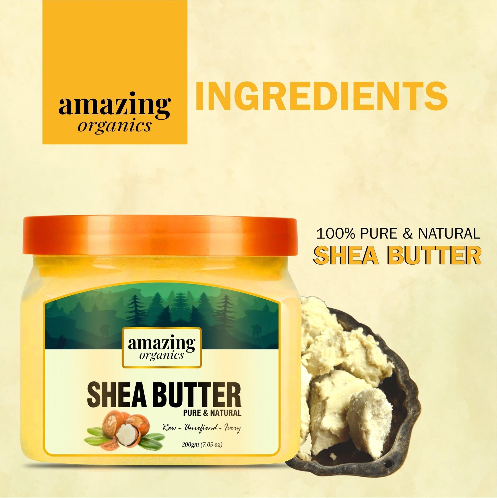 Shea Butter Raw Organic & Unrefined - amazing organics